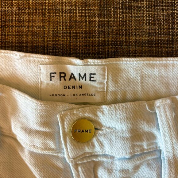 FRAME Le Cutoff Light Blue Denim Shorts - Stylish & Comfortable. Women’s 26 - Picture 7 of 8